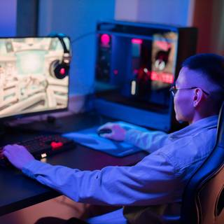 Gaming room 4k wallpaper