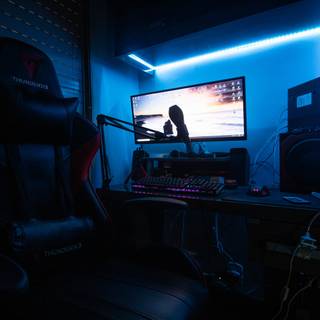 Gaming room 4k wallpaper