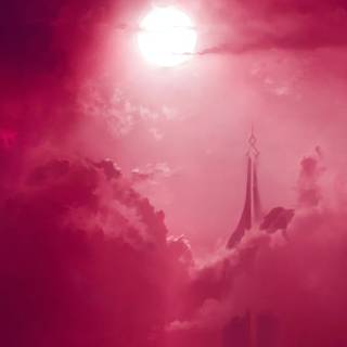 Pink sky 4k wallpaper