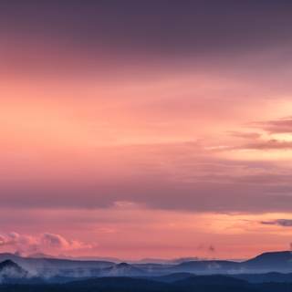 Pink sky 4k wallpaper