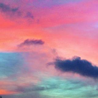 Pink sky 4k wallpaper