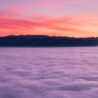 Pink sky 4k wallpaper