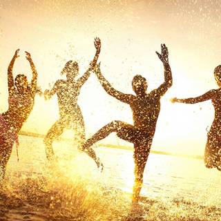 Summer people wallpaper