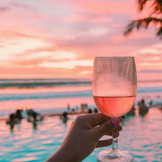 Summer wine wallpaper