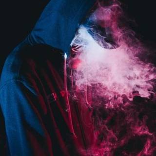 Neon mask iPhone wallpaper