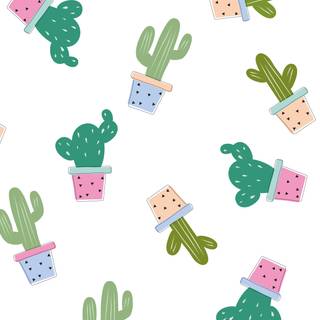Summer cactus wallpaper