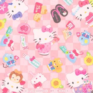 Sanrio collage wallpaper