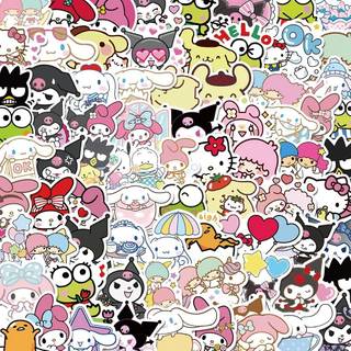 Sanrio collage wallpaper