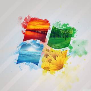 Nature logo wallpaper