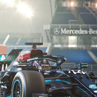 Mercedes F1 car wallpaper