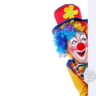 Cute clowns wallpaper