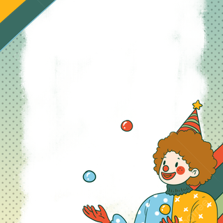 Cute clowns wallpaper