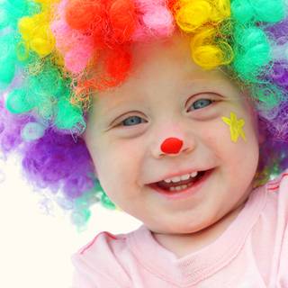 Cute clowns wallpaper