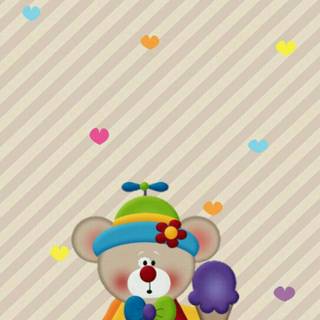 Cute clowns wallpaper