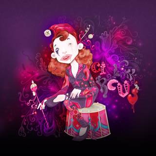 Cute clowns wallpaper