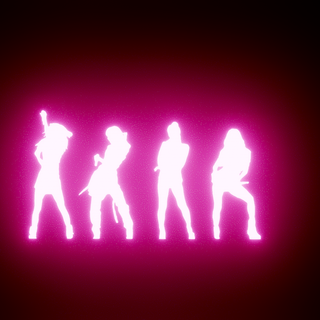 Blackpink neon wallpaper