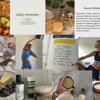 Workout collage wallpaper