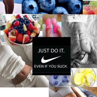 Workout collage wallpaper