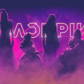 Blackpink neon wallpaper