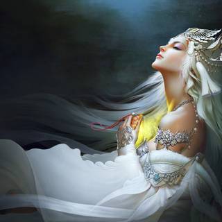 Princess fantasy art wallpaper