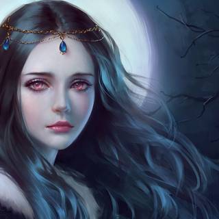 Princess fantasy art wallpaper