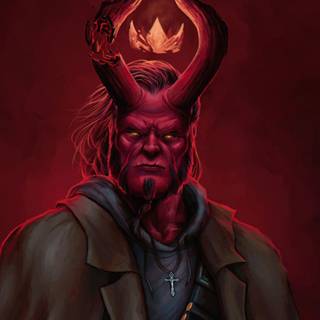 Hellboy 4K wallpaper