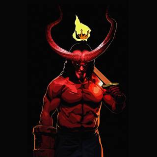 Hellboy 4K wallpaper