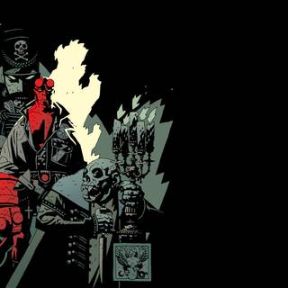 Hellboy 4K wallpaper