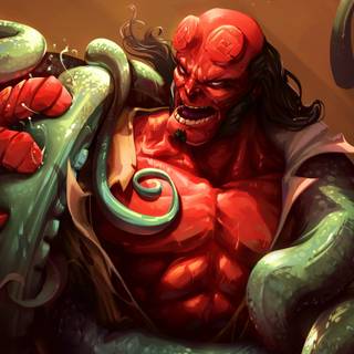 Hellboy 4K wallpaper
