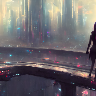 Cyberpunk city 4k wallpaper