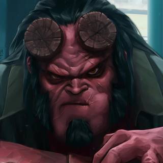 Hellboy 4K wallpaper