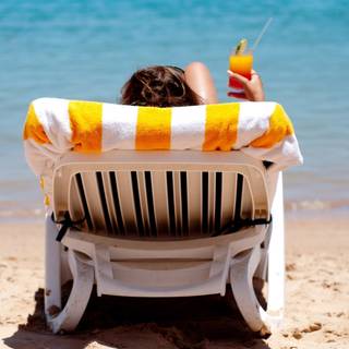 Summer resort wallpaper