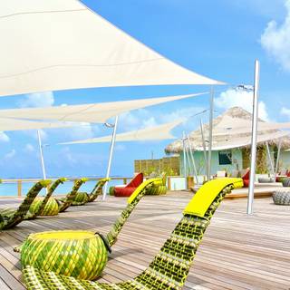 Summer resort wallpaper