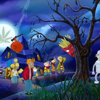 Stoner cartoon wallpaper