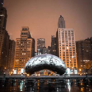 Chicago Bean wallpaper