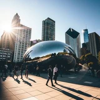Chicago Bean wallpaper