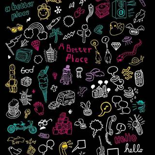 Aesthetic doodles wallpaper