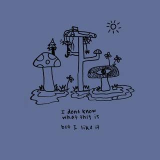 Aesthetic doodles wallpaper