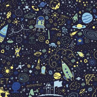 Aesthetic doodles wallpaper