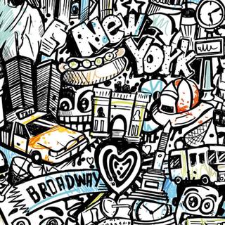 Aesthetic doodles wallpaper