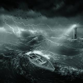 Lightning boats wallpaper