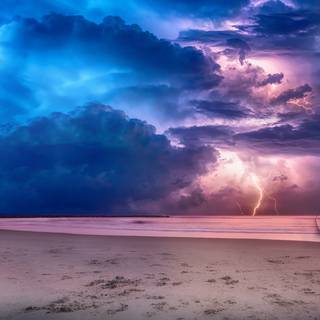 Lightning boats wallpaper