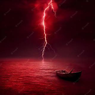 Lightning boats wallpaper