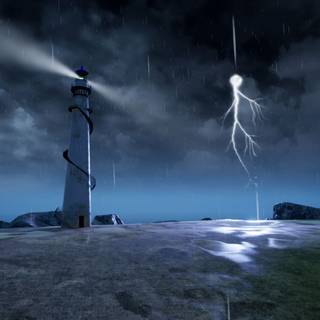 Lightning boats wallpaper