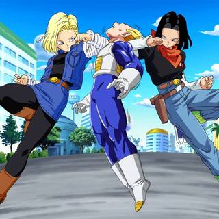 Dragon Ball Android 17 and 18 wallpaper