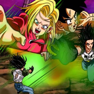Dragon Ball Android 17 and 18 wallpaper