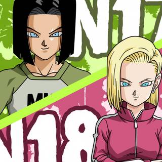 Dragon Ball Android 17 and 18 wallpaper