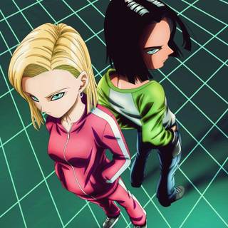Dragon Ball Android 17 and 18 wallpaper