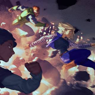 Dragon Ball Android 17 and 18 wallpaper