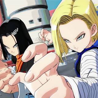 Dragon Ball Android 17 and 18 wallpaper
